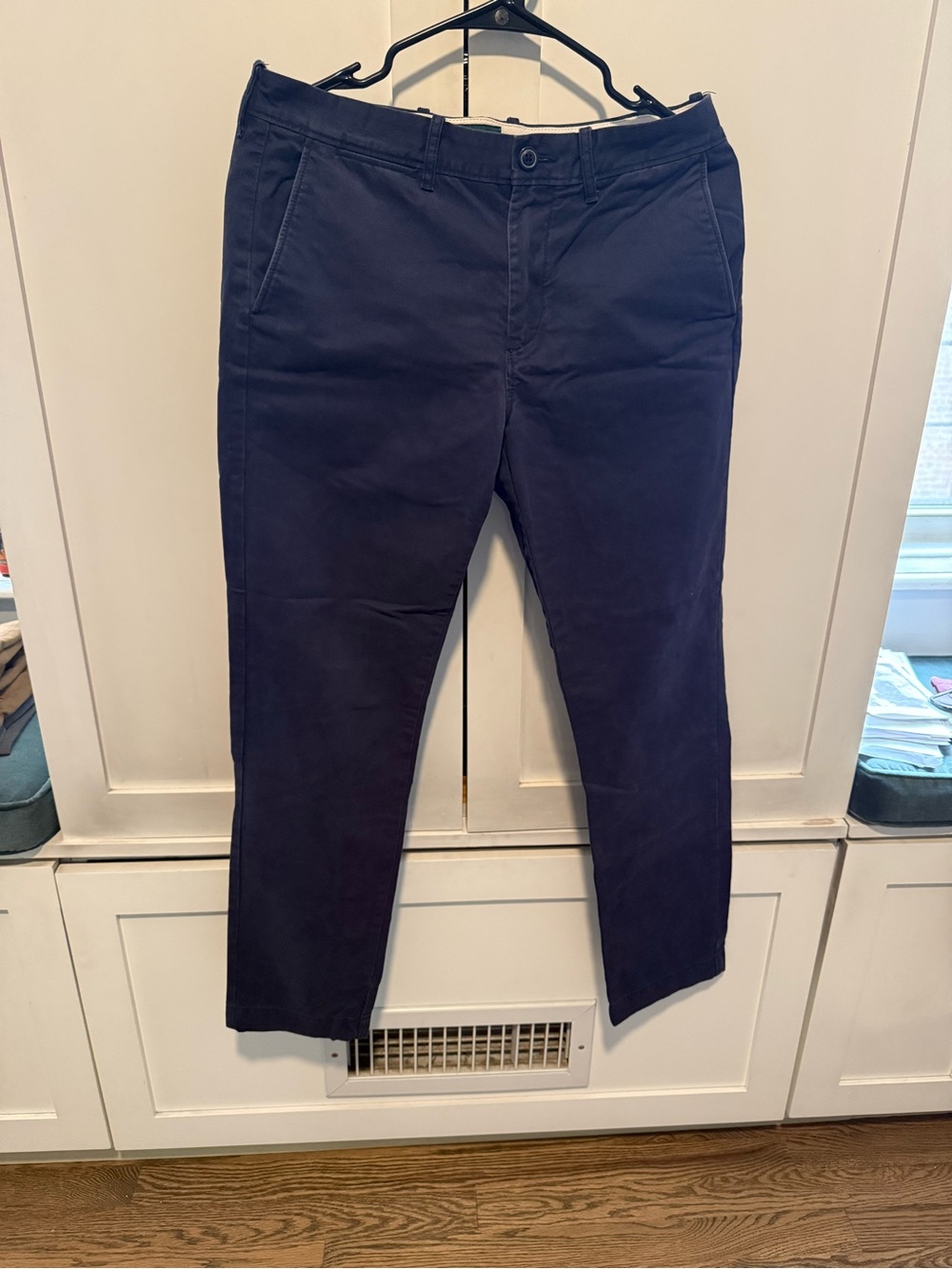 J. Crew Navy Blue Chino Pants - 770 straight - 29-30